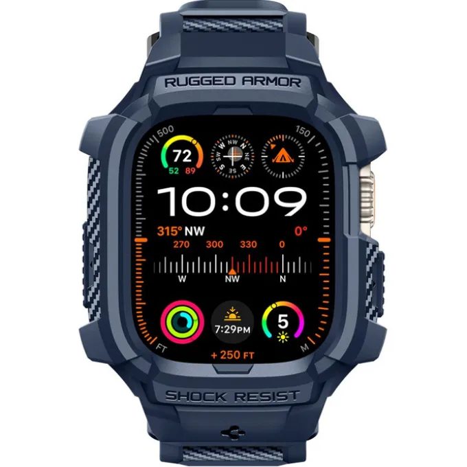 Pasek Spigen Rugged Armor ”pro” Apple Watch Ultra 1 / 2 (49 Mm) Navy Blue