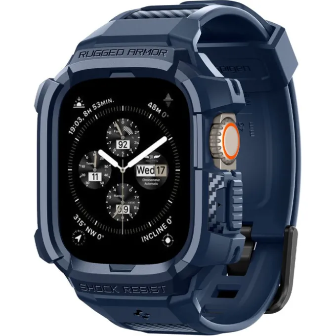 Pasek Spigen Rugged Armor ”pro” Apple Watch Ultra 1 / 2 (49 Mm) Navy Blue