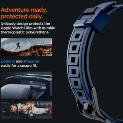 Pasek Spigen Rugged Armor ”pro” Apple Watch Ultra 1 / 2 (49 Mm) Navy Blue