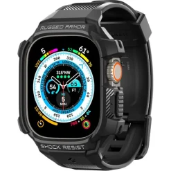 Pasek Spigen Rugged Armor Pro Apple Watch Ultra 49mm Ultra 2 Czarne