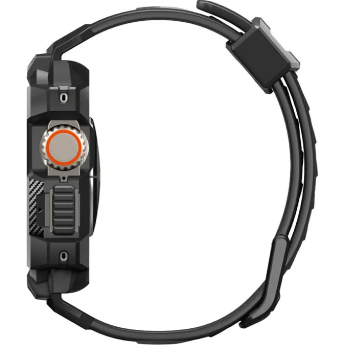 Pasek Spigen Rugged Armor Pro Apple Watch Ultra 49mm Ultra 2 Czarne