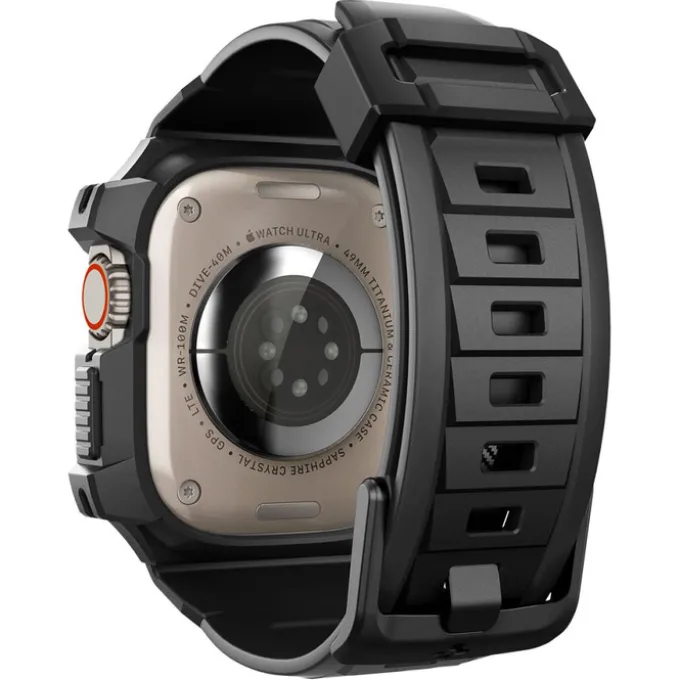 Pasek Spigen Rugged Armor Pro Apple Watch Ultra 49mm Ultra 2 Czarne