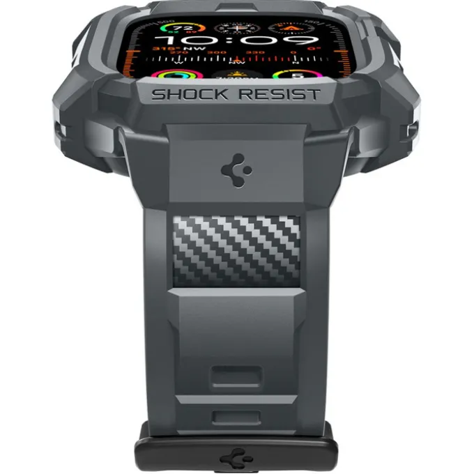Pasek Spigen Rugged Armor ”pro” Apple Watch Ultra 1 / 2 (49 Mm) Dark Grey