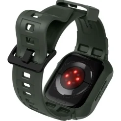 Pasek SPIGEN Rugged Armor Pro Apple Watch 9 8 7 6 5 4 SE 2022 45mm 44mm Military Green