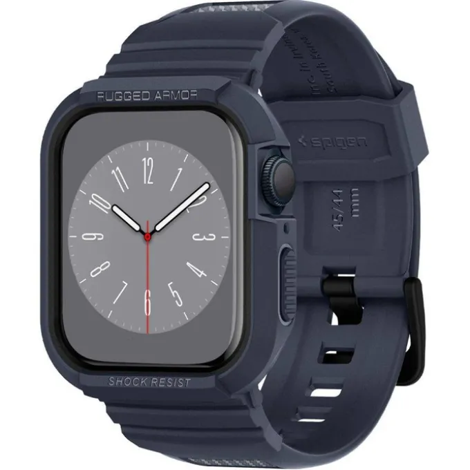 Pasek SPIGEN Rugged Armor Pro Apple Watch Ultra 9 8 7 SE 2022 42mm 44mm 45mm 49mm Szary
