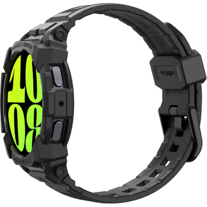 PASEK SPIGEN RUGGED ARMOR ”PRO” SAMSUNG GALAXY WATCH 7 (40 MM) MATTE BLACK