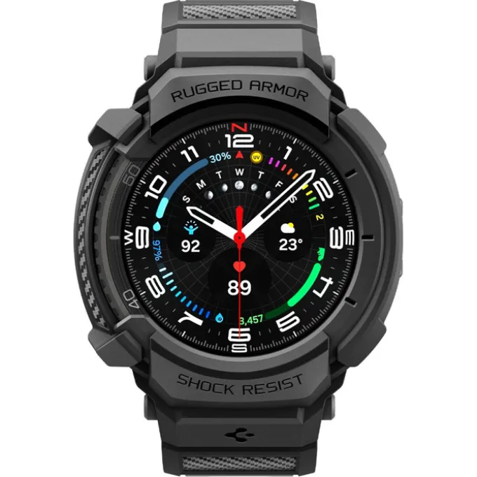 PASEK SPIGEN RUGGED ARMOR ”PRO” SAMSUNG GALAXY WATCH 8 CLASSIC 46 MM MATTE BLACK