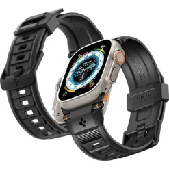 Pasek Spigen Rugged Ultra Band Apple Watch 4 / 5 / 6 / 7 / 8 / 9 / Se / Ultra 1 / 2 (42 / 44 / 45 / 49 Mm) Matte Black