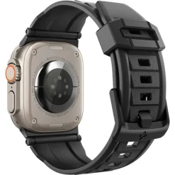 Pasek Spigen Rugged Ultra Band Apple Watch 4 / 5 / 6 / 7 / 8 / 9 / Se / Ultra 1 / 2 (42 / 44 / 45 / 49 Mm) Matte Black