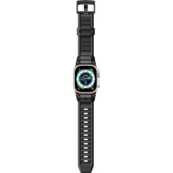 Pasek Spigen Rugged Ultra Band Apple Watch 4 / 5 / 6 / 7 / 8 / 9 / Se / Ultra 1 / 2 (42 / 44 / 45 / 49 Mm) Matte Black