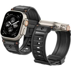 Pasek Spigen Rugged Ultra Band Apple Watch 4 / 5 / 6 / 7 / 8 / 9 / Se / Ultra 1 / 2 (42 / 44 / 45 / 49 Mm) Matte Black