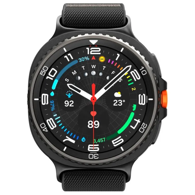 PASEK SPIGEN SAMSUNG GALAXY WATCH 8 / CLASSIC 40 / 44 / 46 MM LITE FIT CZARNY