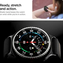 PASEK SPIGEN SAMSUNG GALAXY WATCH 8 / CLASSIC 40 / 44 / 46 MM LITE FIT CZARNY