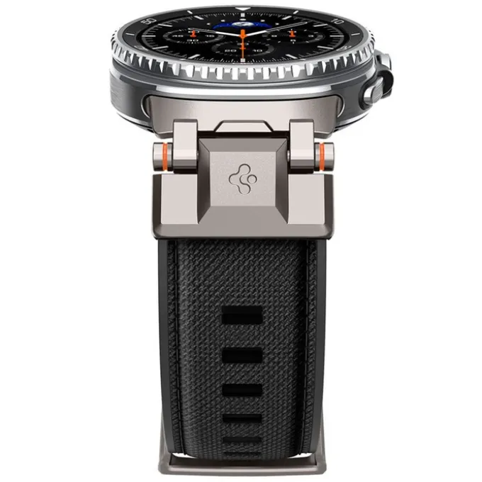 PASEK SPIGEN SAMSUNG GALAXY WATCH 8 46mm 44mm 40mm DURAPRO ARMOR CZARNY