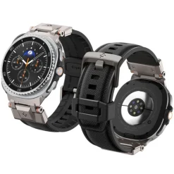 PASEK SPIGEN SAMSUNG GALAXY WATCH 8 46mm 44mm 40mm DURAPRO ARMOR CZARNY