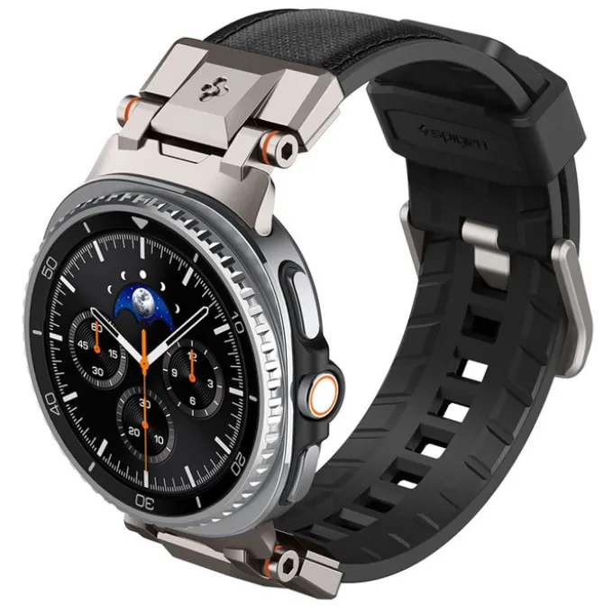 PASEK SPIGEN SAMSUNG GALAXY WATCH 8 46mm 44mm 40mm DURAPRO ARMOR CZARNY