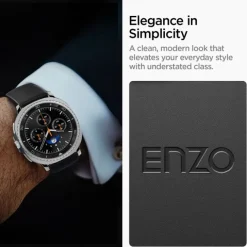 PASEK SPIGEN SAMSUNG GALAXY WATCH 8 / CLASSIC (40 / 44 / 46 MM) ENZO BLACK