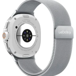 PASEK SPIGEN SAMSUNG SAMSUNG GALAXY WATCH 8 40 44 46MM METAL FIT SILVER