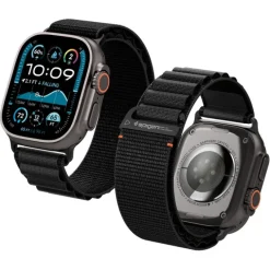 PASEK SPIGEN WBF1 BAND APPLE WATCH 6 / 7 / 8 / 9 / 10 / SE / ULTRA 1 / 2 (44 / 45 / 46 / 49 MM) BLACK