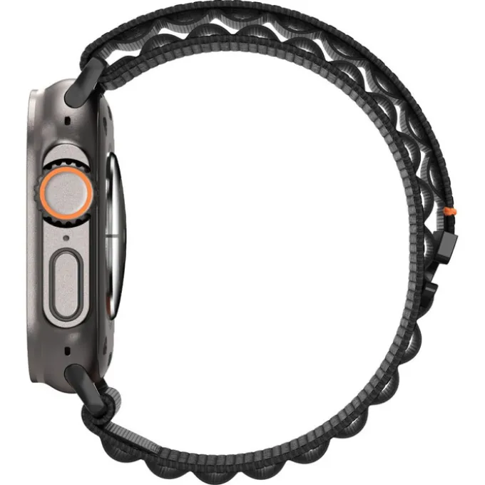PASEK SPIGEN WBF1 BAND APPLE WATCH 6 / 7 / 8 / 9 / 10 / SE / ULTRA 1 / 2 (44 / 45 / 46 / 49 MM) BLACK