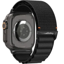 PASEK SPIGEN WBF1 BAND APPLE WATCH 6 / 7 / 8 / 9 / 10 / SE / ULTRA 1 / 2 (44 / 45 / 46 / 49 MM) BLACK