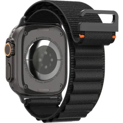 PASEK SPIGEN WBF1 BAND APPLE WATCH 6 / 7 / 8 / 9 / 10 / SE / ULTRA 1 / 2 (44 / 45 / 46 / 49 MM) BLACK