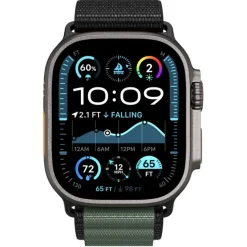PASEK SPIGEN WBF1 BAND APPLE WATCH 6 / 7 / 8 / 9 / 10 / SE / ULTRA 1 / 2 (44 / 45 / 46 / 49 MM) BLACK/GREEN