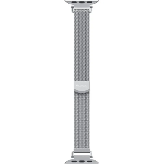 PASEK SPIGEN WBM4 BAND APPLE WATCH 8 / 9 / 10 / 11 / SE (40 / 41 / 42 MM) SILVER