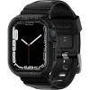 Pasek z Etui SPIGEN Rugged Armor Pro Apple Watch Ultra 9 8 7 SE 2022 42mm 44mm 45mm 49mm Czarny