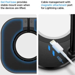 PODSTAWKA DO ŁADOWARKI SPIGEN APPLE AIRPODS MAX MAGSAFE CHARGER STAND BLACK