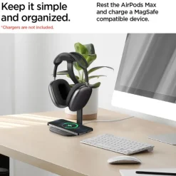 PODSTAWKA DO ŁADOWARKI SPIGEN APPLE AIRPODS MAX MAGSAFE CHARGER STAND BLACK