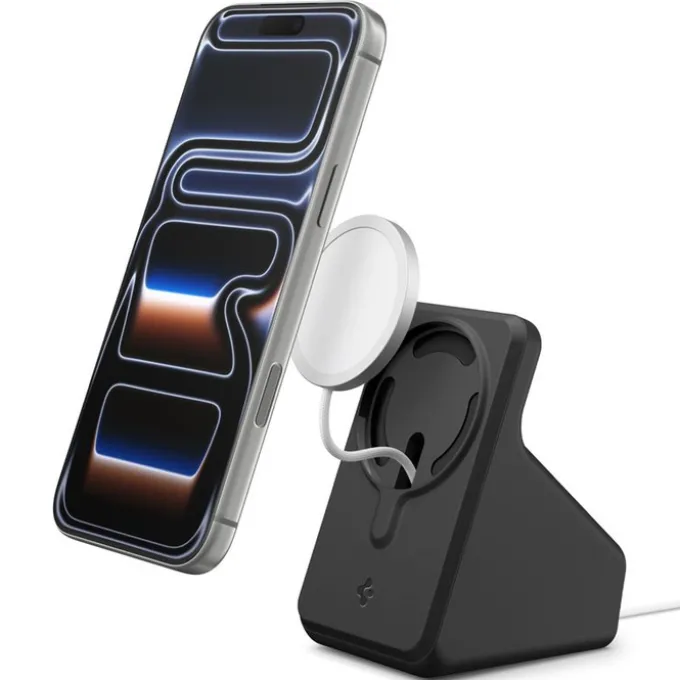 PODSTAWKA DO ŁADOWARKI SPIGEN MAGSAFE CHARGER STAND S BLACK