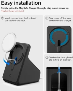 PODSTAWKA DO ŁADOWARKI SPIGEN MAGSAFE CHARGER STAND S BLACK