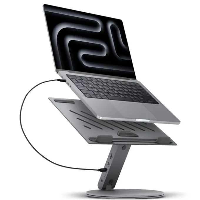 PODSTAWKA NA LAPTOP SPIGEN STAND HUB SPACE GREY