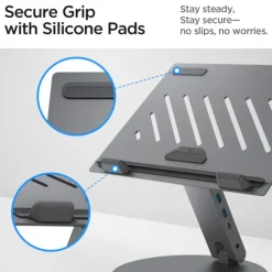 PODSTAWKA NA LAPTOP SPIGEN STAND HUB SPACE GREY