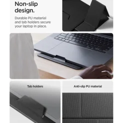 PODSTAWKA SPIGEN LD201-S8 SLIMFOLD LAPTOP & TABLET STAND SPACE GREY