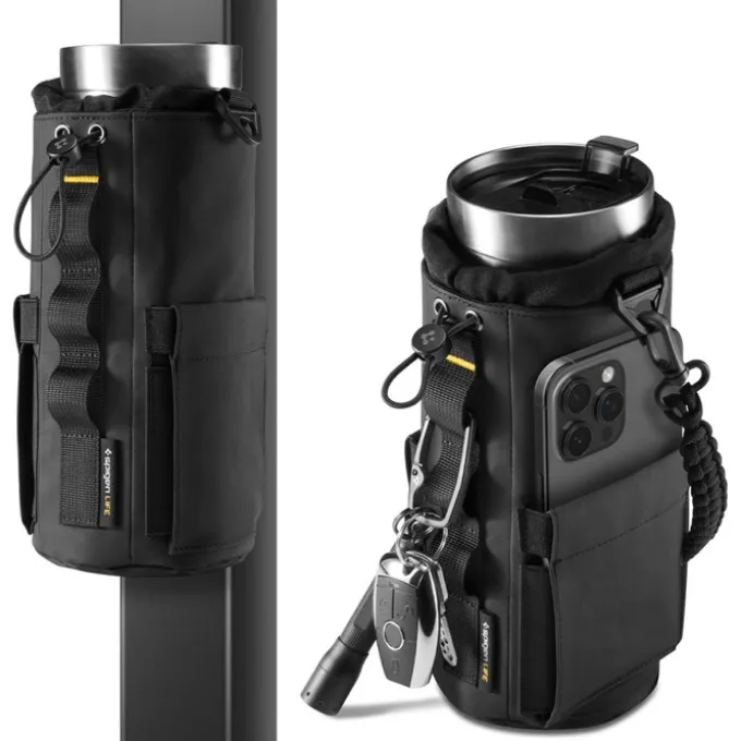 POKROWIEC NA BUTELKĘ SPIGEN LF500 TUMBLER BAG CZARNY