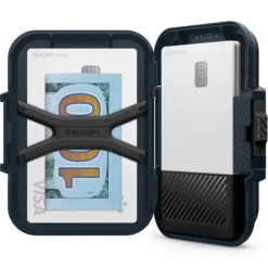 PORTFEL MAGASEF SPIGEN LOCK FIT UNIWERSALNY CARD HOLDER GRANATOWY