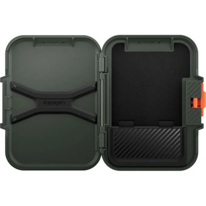 PORTFEL MAGASEF SPIGEN LOCK FIT UNIWERSALNY CARD HOLDER KHAKI ZIELONY