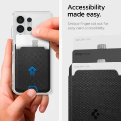 PORTFEL MAGSAFE SPIGEN GALAXY S URBAN FIT MAGNETIC CARD HOLDER CZARNY