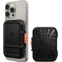 PORTFEL MAGSAFE SPIGEN LOCK FIT UNIWERSALNY CARD HOLDER CZARNY