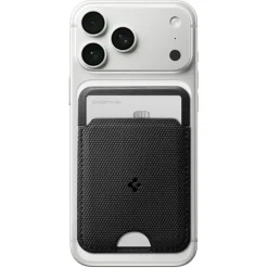 PORTFEL MAGSAFE SPIGEN S314-1 SLIM FOLD UNIWERSALNY CARD HOLDER CZARNY