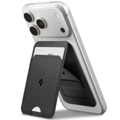 PORTFEL MAGSAFE SPIGEN S314-1 SLIM FOLD UNIWERSALNY CARD HOLDER CZARNY