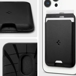 PORTFEL MAGSAFE SPIGEN VALENTINUS 3 KARTY CZARNY
