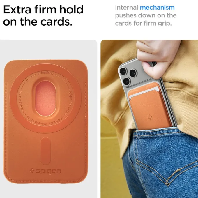 PORTFEL MASAFE SPIGEN VALENTINUS UNIWERSALNY METALLIC ORANGE