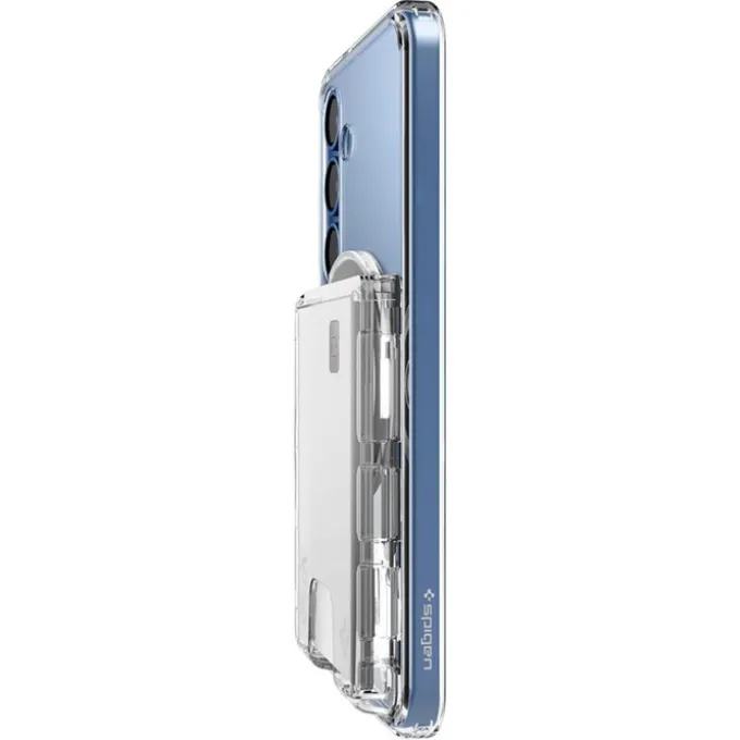 PORTFEL SPIGEN SAMSUNG GALAXY S25 SERIES ULTRA HYBRID WALLET MAGSAFE+ CRYSTAL CLEAR