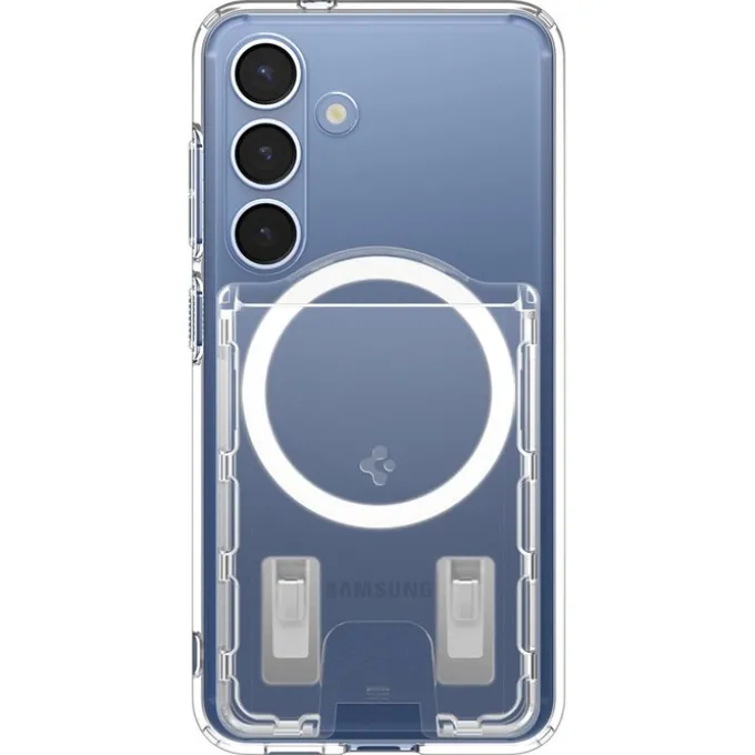 PORTFEL SPIGEN SAMSUNG GALAXY S25 SERIES ULTRA HYBRID WALLET MAGSAFE CRYSTAL CLEAR