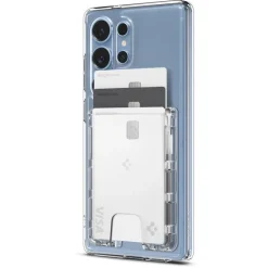 PORTFEL SPIGEN SAMSUNG GALAXY S25 SERIES ULTRA HYBRID WALLET MAGSAFE CRYSTAL CLEAR