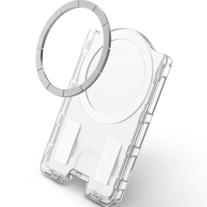 PORTFEL SPIGEN SAMSUNG GALAXY S25 SERIES ULTRA HYBRID WALLET MAGSAFE CRYSTAL CLEAR