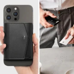 PORTFEL SPIGEN VALENTINUS PRO MAGSAFE WALLET CZARNY